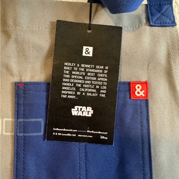 NWT Hedley & Bennett Star Wars R2-D2 essential Apron - Picture 4 of 4